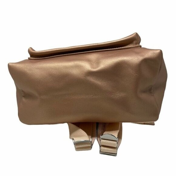 NEW Eastpak Orbit Sleek'r Backpack Pink Leather - Picture 5 of 12